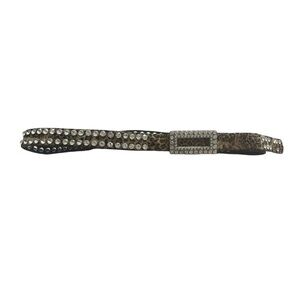 Rhinestone studded belt